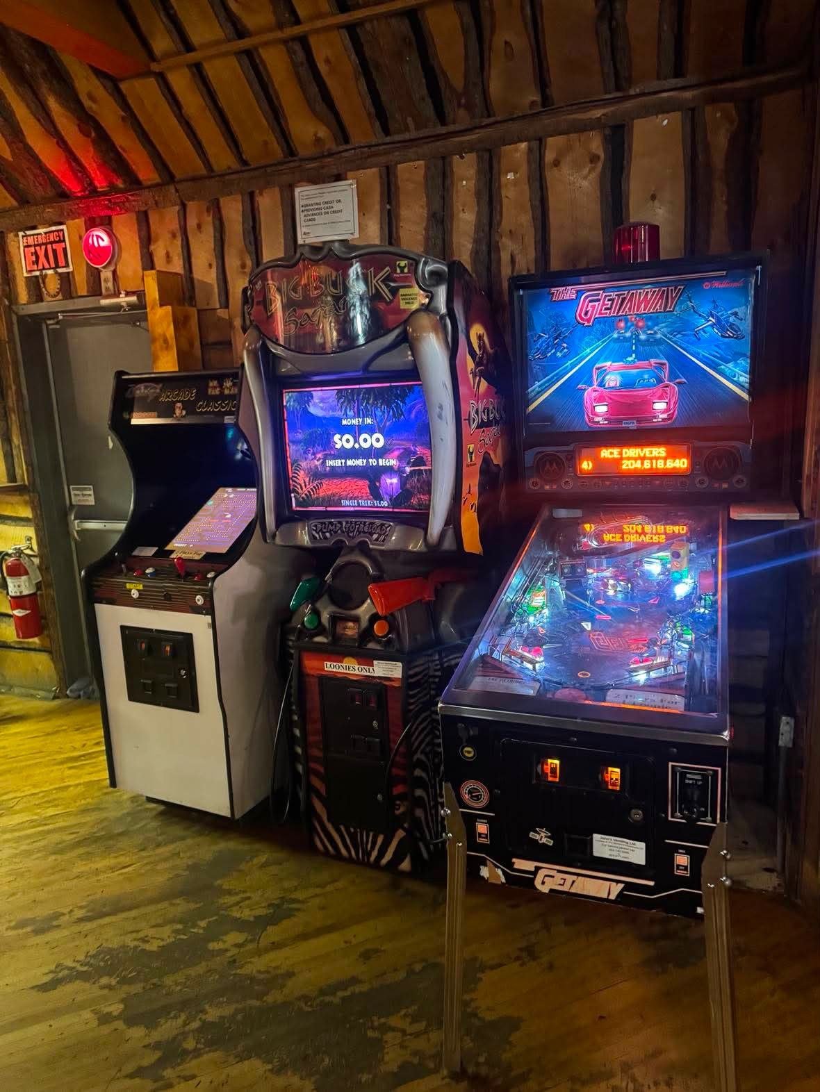 J-Bar-T Roadhouse arcade games