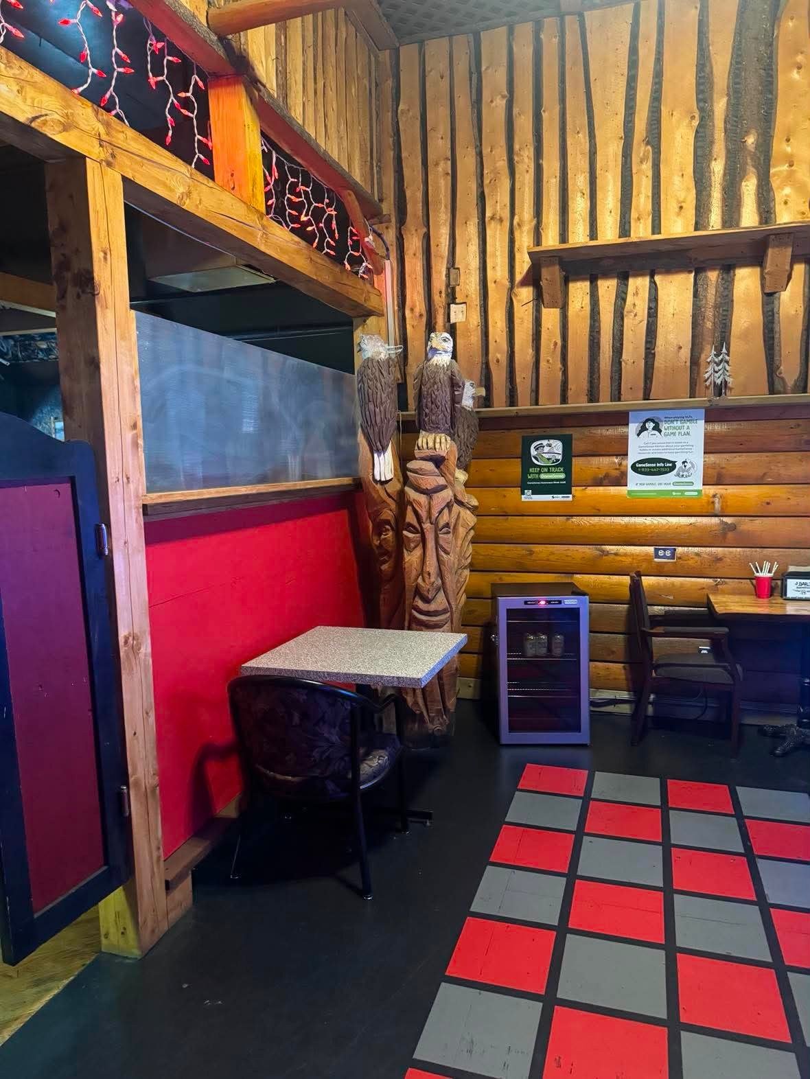 J-Bar-T Roadhouse rustic interior seating